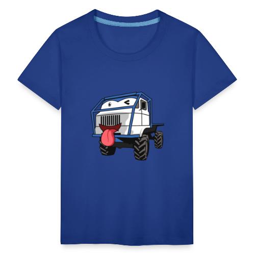 Augen Zwinkern mit Zunge raus Trail Truck Emoji. - Teenager Premium T-Shirt