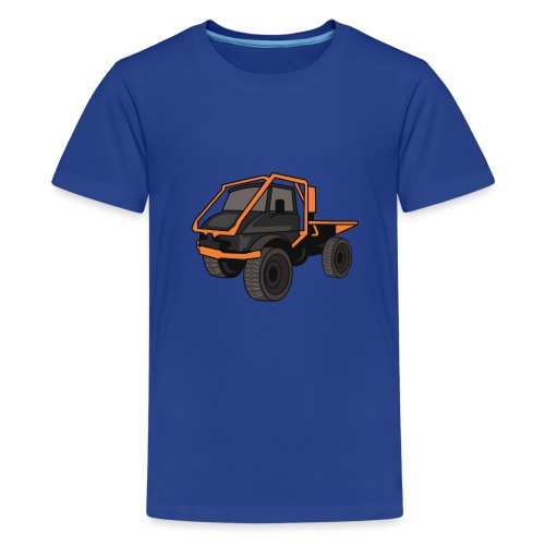 Unimog 406 4X4 Trail Truck with Rollcage - Teenager Premium T-Shirt
