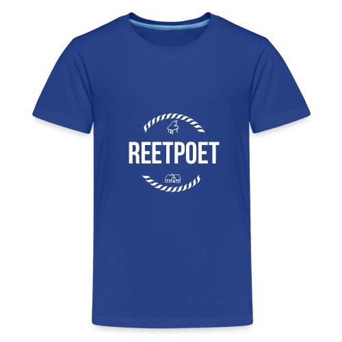 ReetPoet | Logo Weiß - Teenager Premium T-Shirt