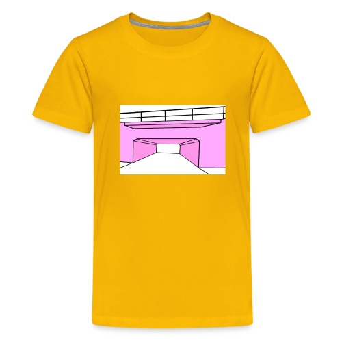 Pink Tunnel - Premium-T-shirt tonåring