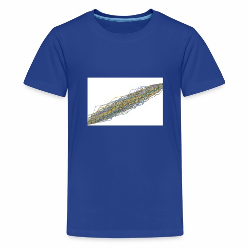 Line Chart - Teenager Premium T-shirt