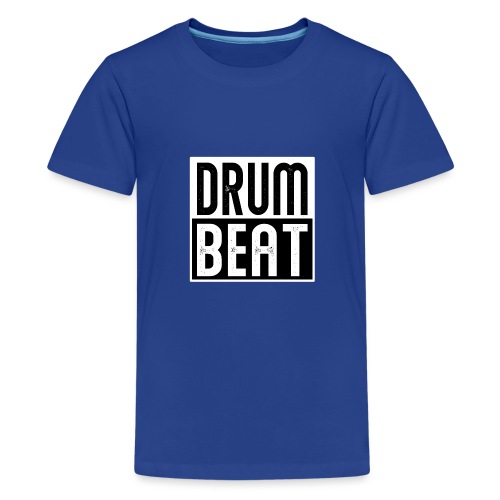 Drum Beat Schlagzeug Percussion - Teenager Premium T-Shirt