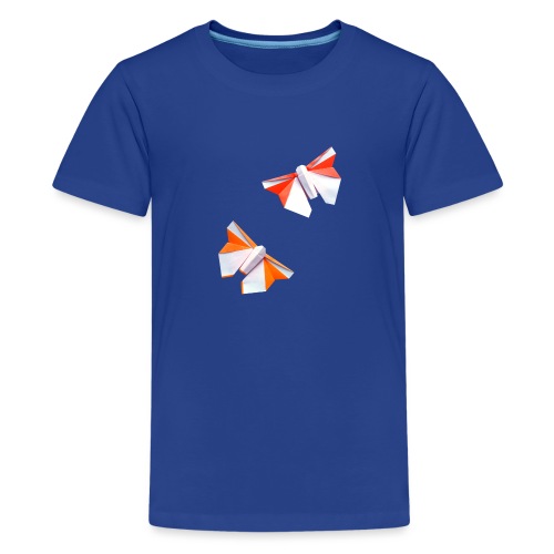 Butterflies Origami - Butterflies - Mariposas - Teenage Premium T-Shirt