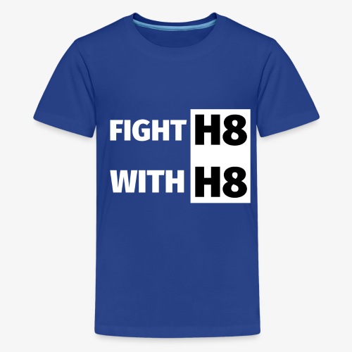 FIGHTH8 bright - Teenage Premium T-Shirt