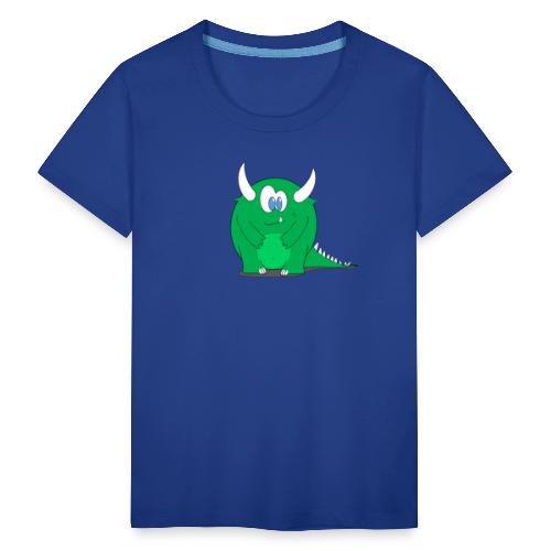 T-shirt humor design Monster Green - T-shirt Premium Ado