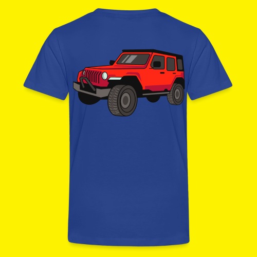 SCALE TRIAL TRUCK 4X4 OFFROAD SUV ALL WHEEL DRIVE - Teenager Premium T-Shirt