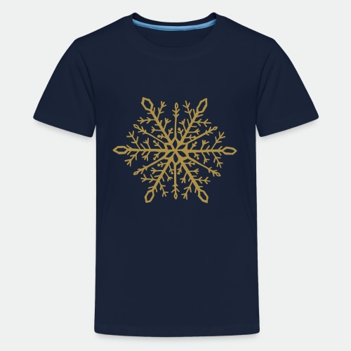 Snowflake mandala - Teenage Premium T-Shirt
