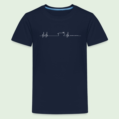 Herzschlag - Teenager Premium T-Shirt