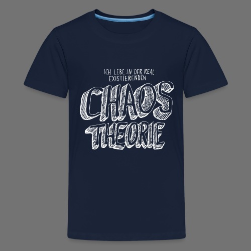 Chaostheorie (weiss) - Teenager Premium T-Shirt