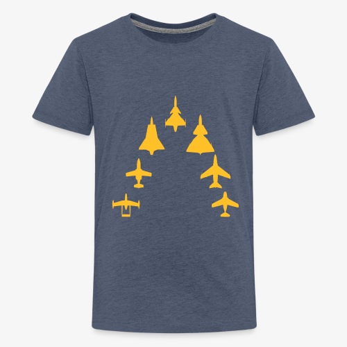 Swedish Air Force - Jet Fighter Generations - Premium-T-shirt tonåring