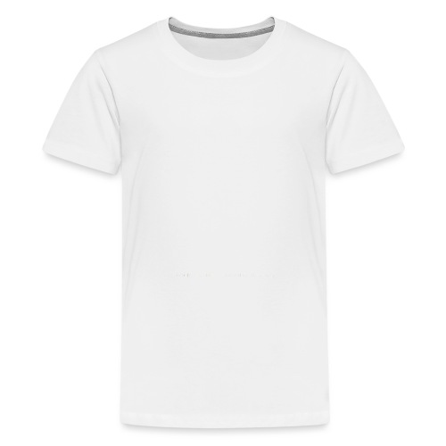 camelepha 5lines white - Teenage Premium T-Shirt