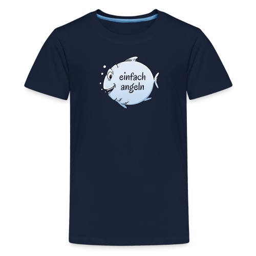 einfach angeln - Teenager Premium T-Shirt