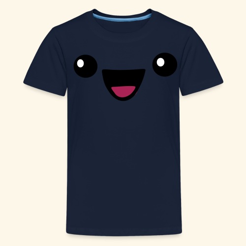 Kawaii Happy face - Teenager Premium T-Shirt