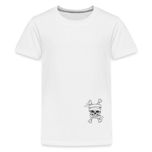 calavera - Camiseta premium adolescente