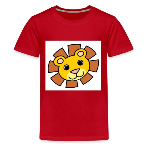 funimals_lejon_f--rg_-2- - Premium-T-shirt tonåring