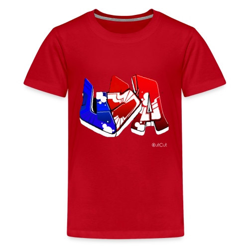 USA - T-shirt Premium Ado