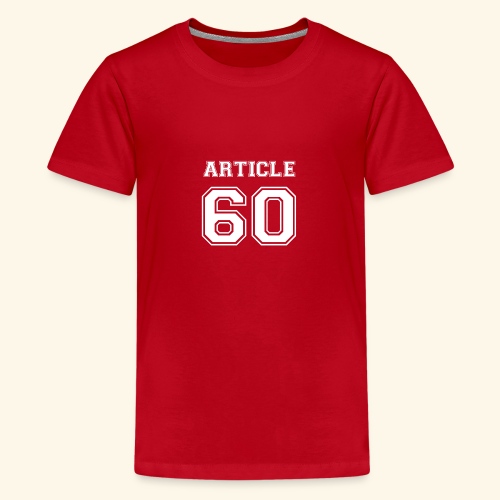 Article 60 blanc - T-shirt Premium Ado