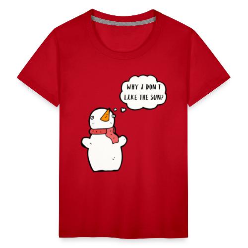 Snowman - Teenager Premium T-Shirt