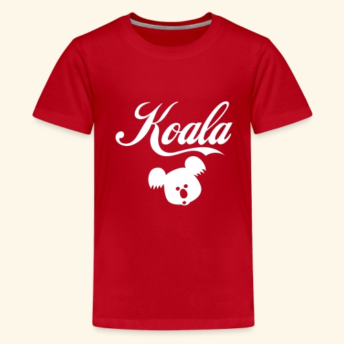 Koala Cartoon Kawaii Style - Teenager Premium T-Shirt