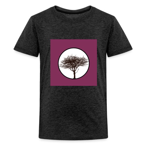 Baum in Kreis - Teenager Premium T-Shirt