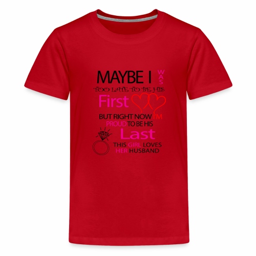 I love my husband - gift idea - Teenage Premium T-Shirt