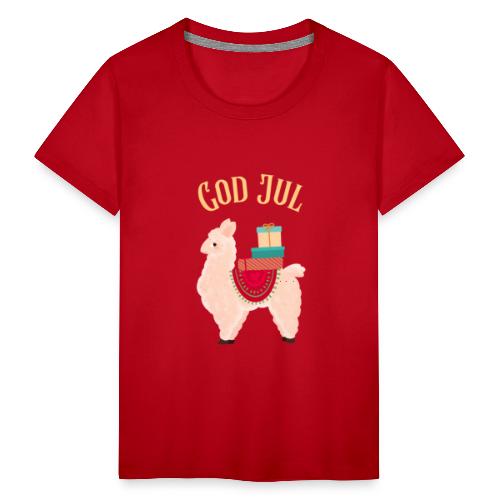 God jul - Premium T-skjorte for tenåringer