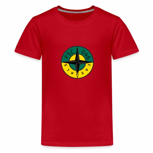 FSC Casuals Groen/Geel - Teenager Premium T-shirt