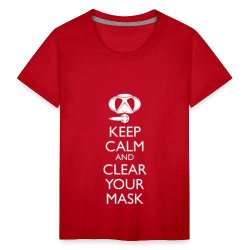 Keep Calm and clear your Mask Männer Tank Top - Teenager Premium T-Shirt