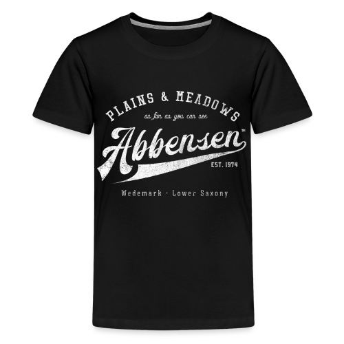 Abbensen retro destroyed - Teenager Premium T-Shirt