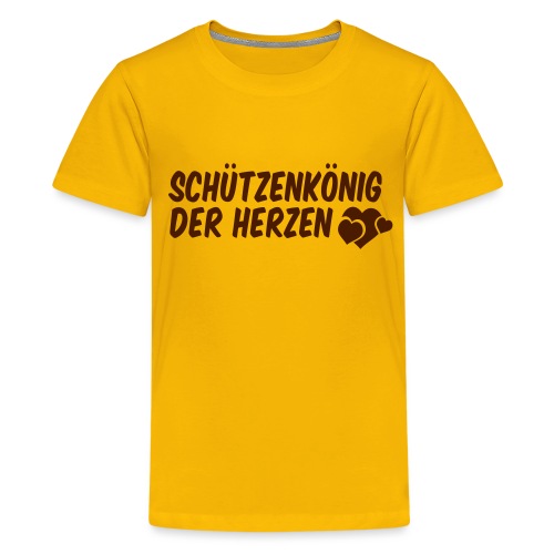 Herzkönig - Teenager Premium T-Shirt
