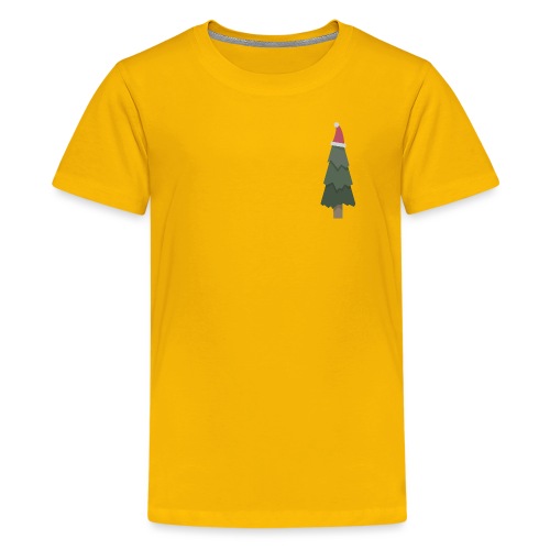 Christmas Hat Tree - Teenager Premium T-shirt
