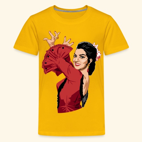 LOLA Flamenca - Camiseta premium adolescente