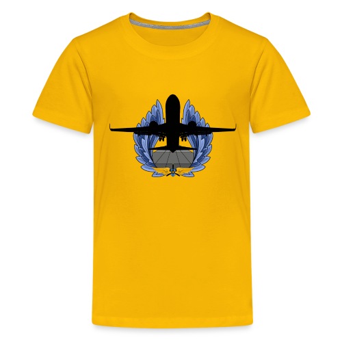 Passagierflugzeug - Teenager Premium T-Shirt