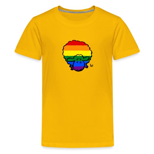 Rainbow Pride Lampaat - Teinien premium t-paita