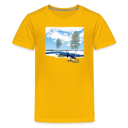 Printemps Été en Laponie - T-shirt Premium Ado