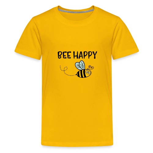 Bee Happy - Teenager Premium T-Shirt