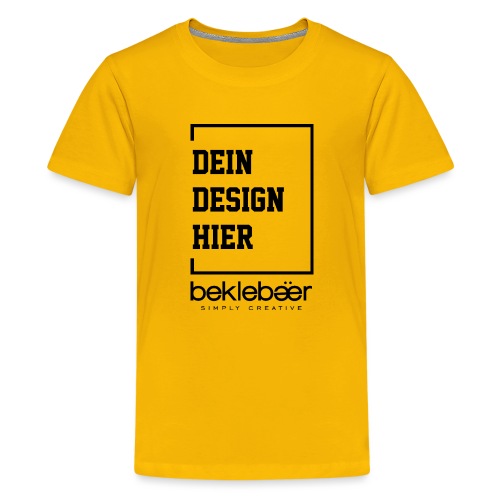 DEIN DESIGN HIER - Teenager Premium T-Shirt