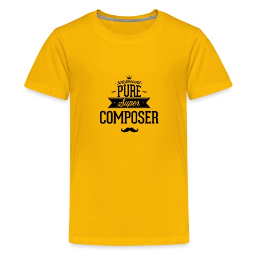100 Prozent Komponist - Teenager Premium T-Shirt