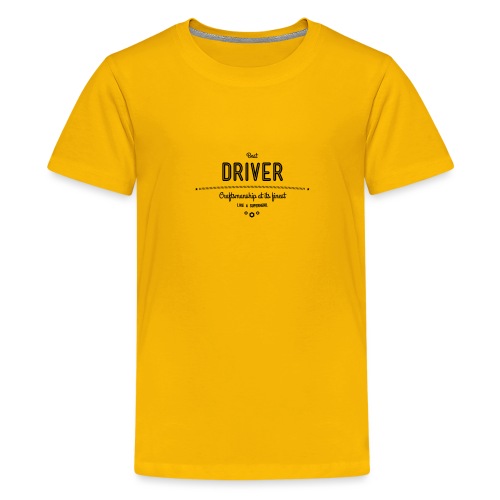 Bester Fahrer mit Diesel im Blut - Teenager Premium T-Shirt