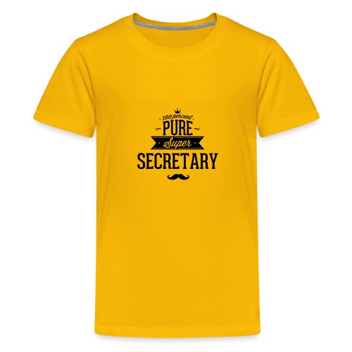 100% Super Sekretärin - Teenager Premium T-Shirt