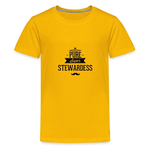 Zu 100% super Steward - Teenager Premium T-Shirt