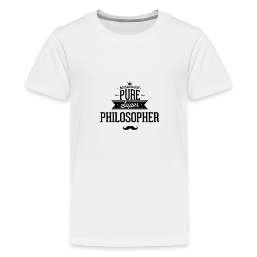 100 Prozent Philosoph - Teenager Premium T-Shirt