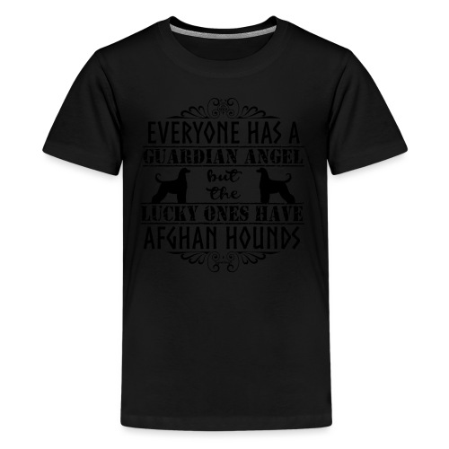 Afghan Hound Angels - Teenage Premium T-Shirt