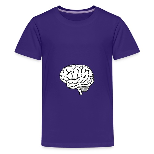 Mądrość mózgu - Koszulka młodzieżowa Premium