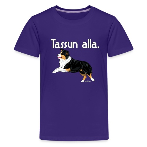 Aussie Tassun Alla 7 - Teinien premium t-paita