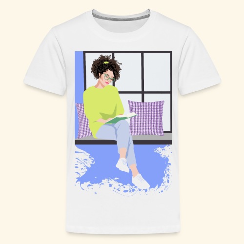 Amante de los libros - Camiseta premium adolescente