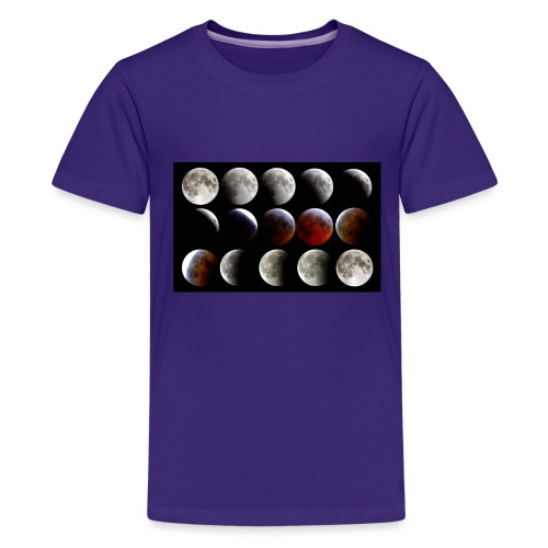 Lunar Eclipse Progression - Teenager Premium T-Shirt