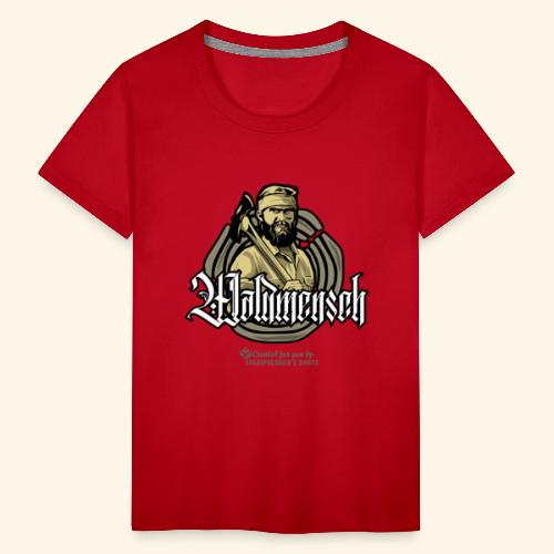 Holzfaller T-Shirt Design Waldmensch - Teenager Premium T-Shirt