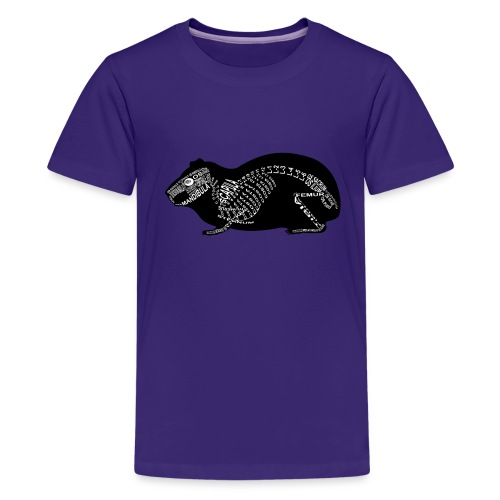 Szkielet świnki morskiej - Koszulka młodzieżowa Premium
