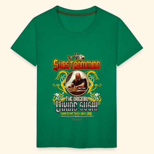 Surströmming Challenge Design Wikinger Sushi - Teenager Premium T-Shirt